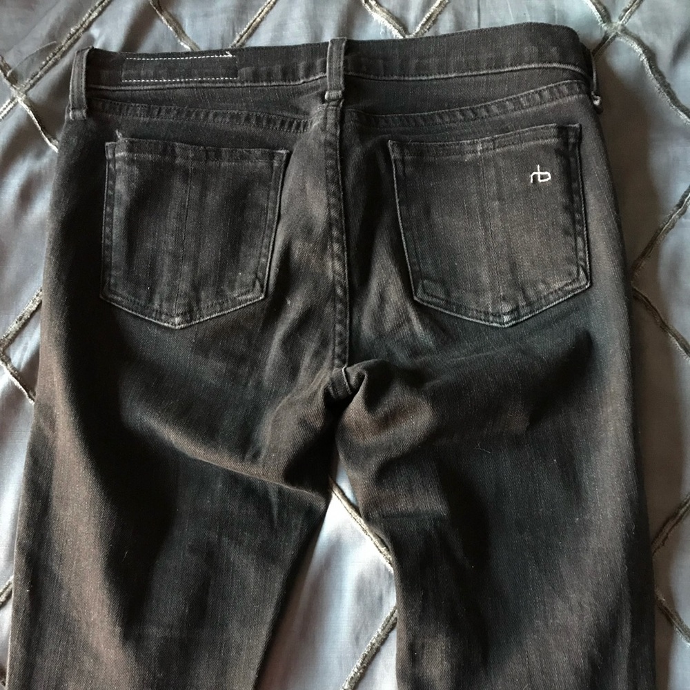 Rag and Bone / black wash jeans